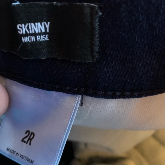 Express Dark Wash High Rise Skinny Jeans - Picture 5 of 10